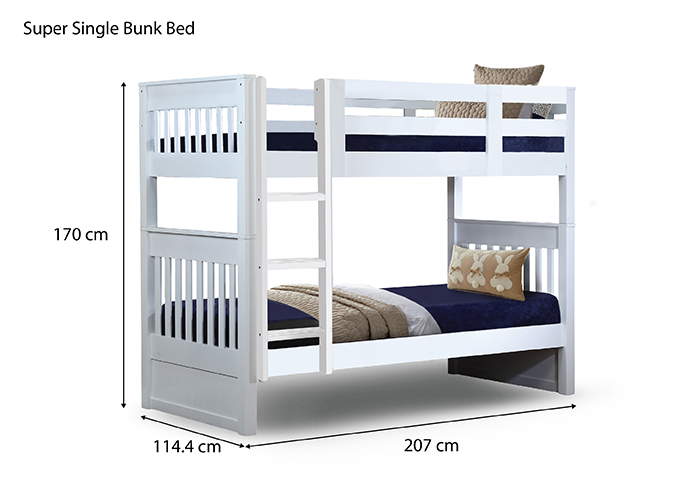 Riley Super Single Bunk Bed